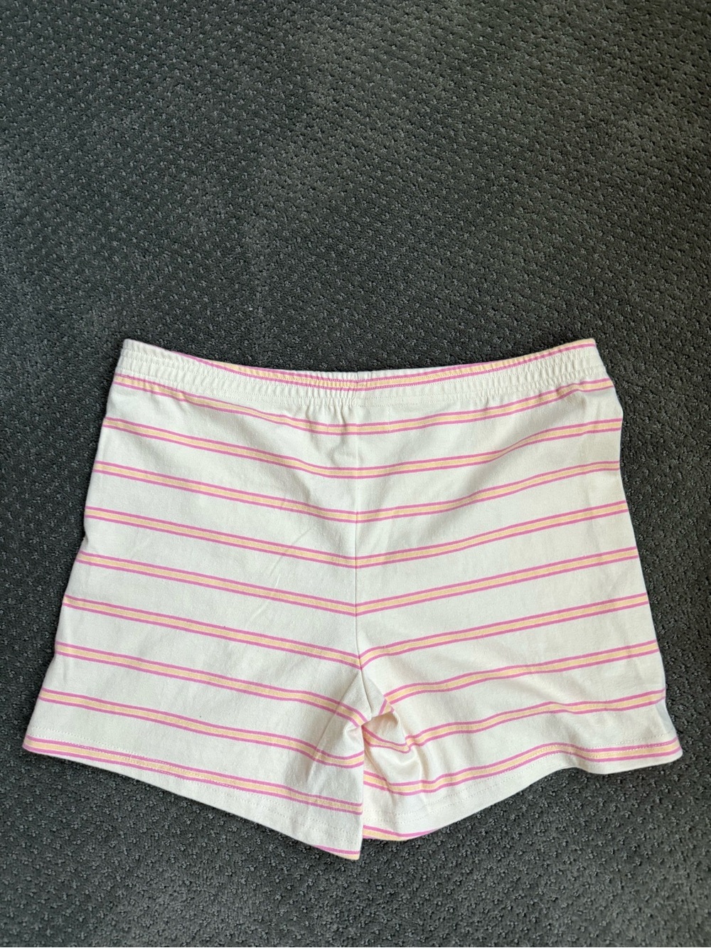 PARKE Summerland Pink & Yellow Cotton Shorts - Picture 3 of 3